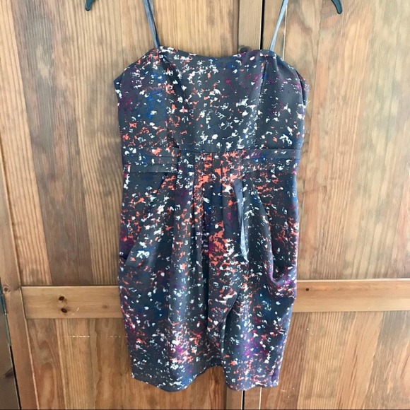 BCBGeneration Mini Dress Multicolor Grey Size 2 - Picture 2 of 11